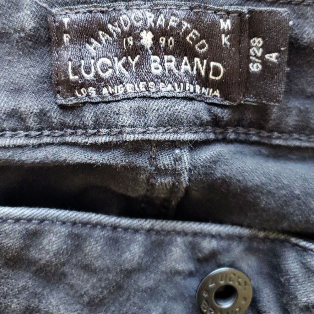Lucky Brand - Lolita Mid-Rise Skinny Jeans - Black - Women Size 6/28 A - Picture 5 of 8